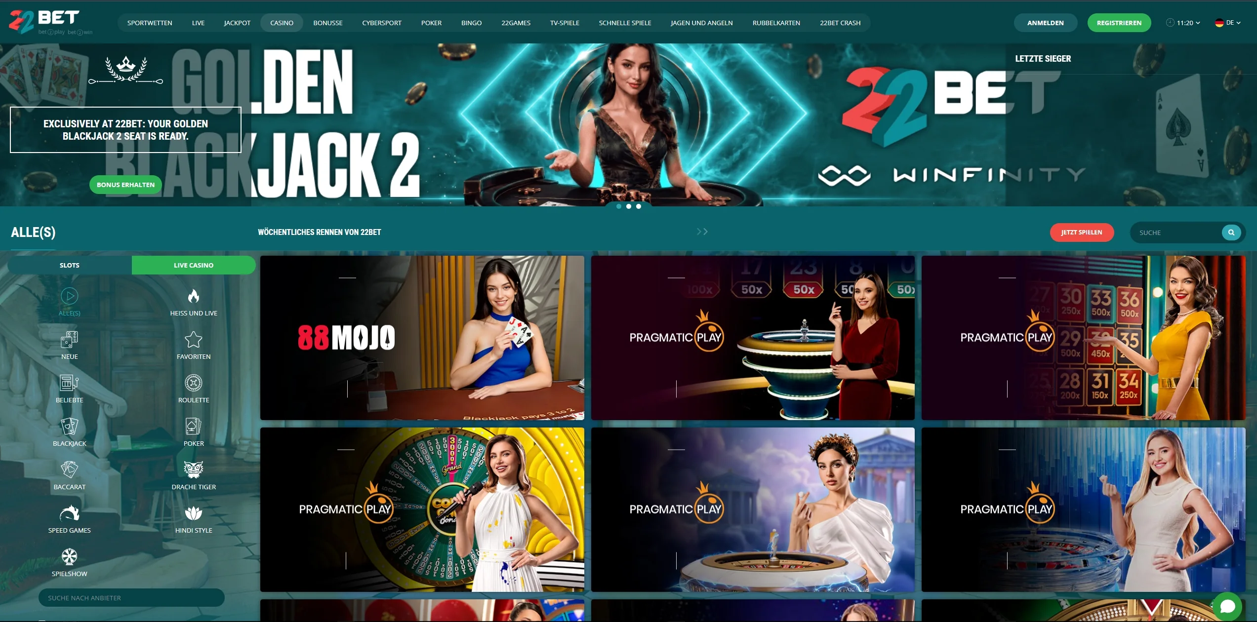 22bet Casino